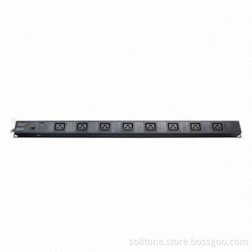 Power Distribution Unit, IEC Plug Socket, 8-way Socket, 19-inch Network Cabinet Size 1U